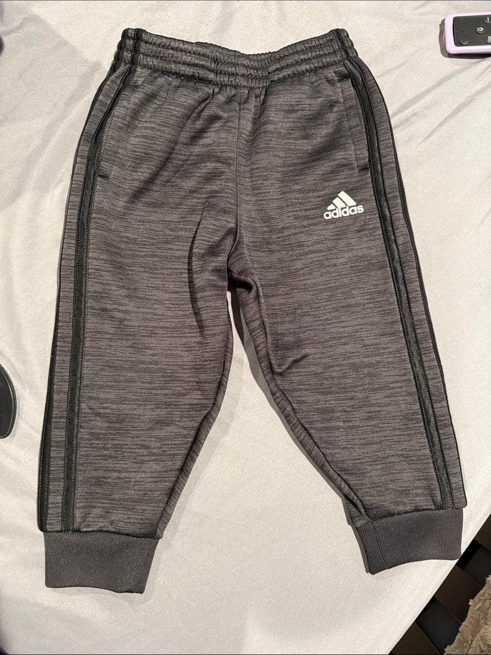 adidas Kids Charcoal Heather Jogger Sweatpants
